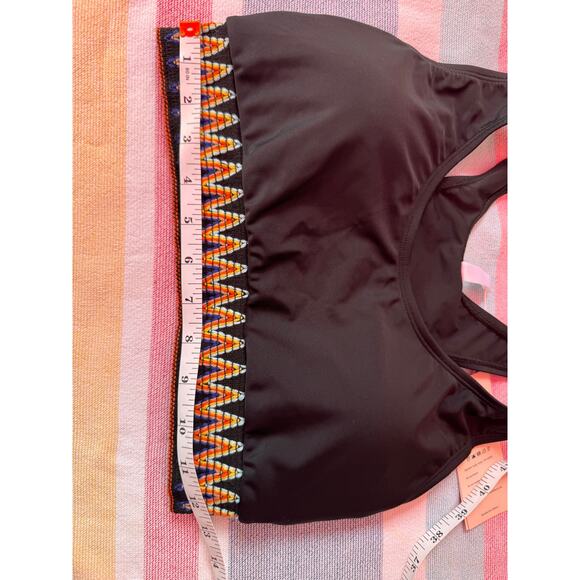 NWT, Women, High Waist Bikini Set, Black and Floral, Sz M - Picture 6 of 11